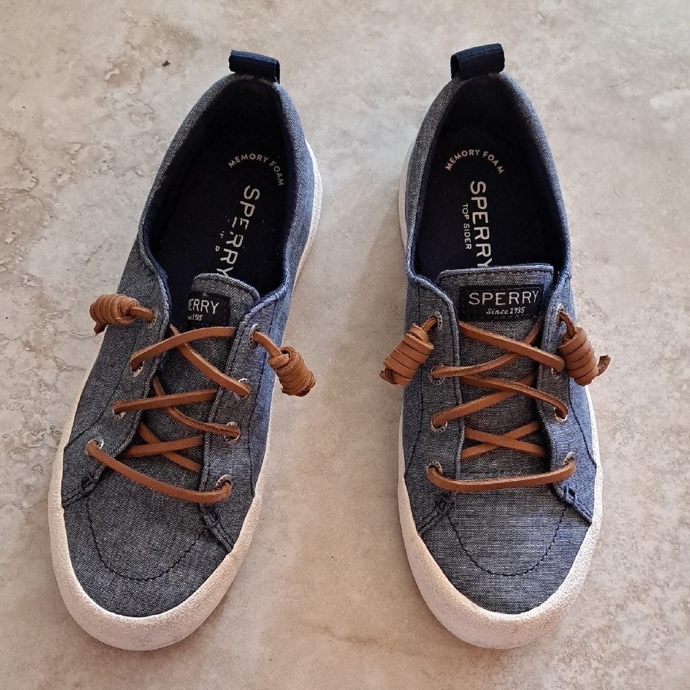 Women Sperry Size 6 Blue Casual Shoes